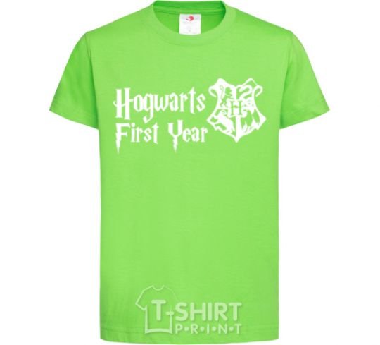 Kids T-shirt Hogwarts first year orchid-green фото