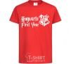 Kids T-shirt Hogwarts first year red фото