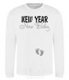 Sweatshirt New Year new baby White фото