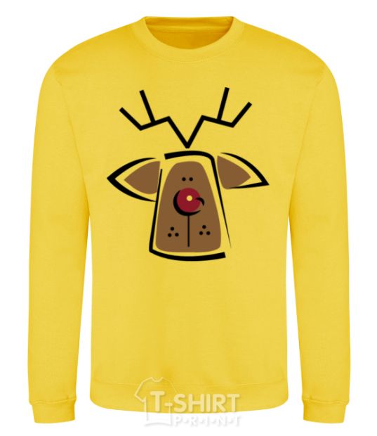 Sweatshirt SWEET DEER yellow фото