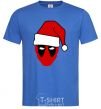 Men's T-Shirt Christmas Deadpool royal-blue фото