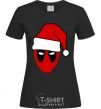 Женская футболка Christmas Deadpool Черный фото