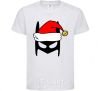Kids T-shirt Christmas batman White фото