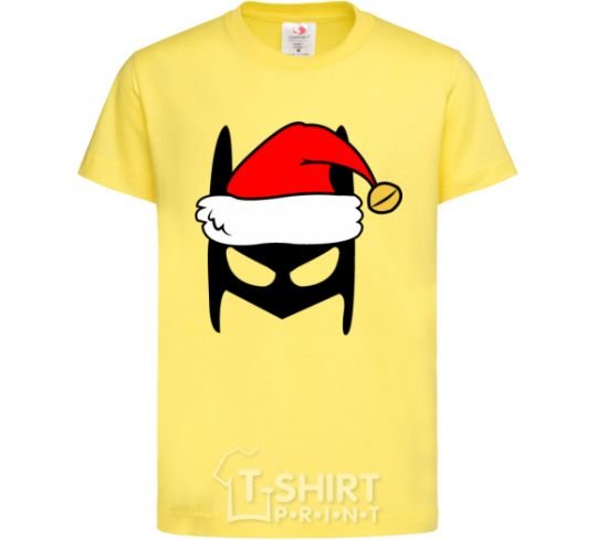 Kids T-shirt Christmas batman cornsilk фото