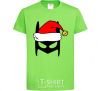 Kids T-shirt Christmas batman orchid-green фото