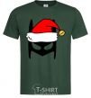 Men's T-Shirt Christmas batman bottle-green фото