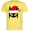 Men's T-Shirt Christmas batman cornsilk фото