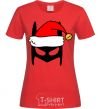 Women's T-shirt Christmas batman red фото