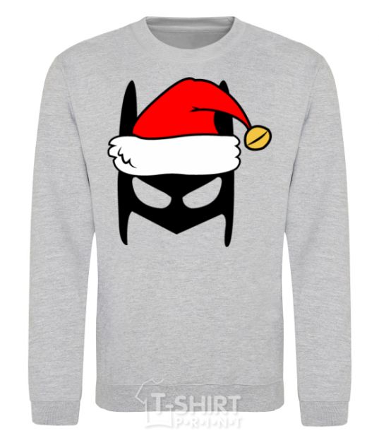 Sweatshirt Christmas batman sport-grey фото