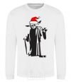 Sweatshirt Christmas Yoda White фото