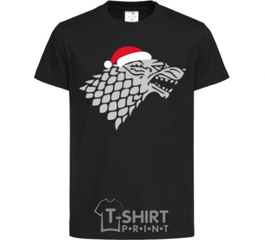 Kids T-shirt Christmas game of thrones black фото