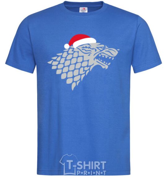 Мужская футболка Christmas game of thrones Ярко-синий фото