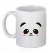 Ceramic mug Panda White фото