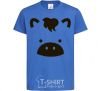 Kids T-shirt Cow royal-blue фото