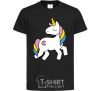 Kids T-shirt Unicorn black фото