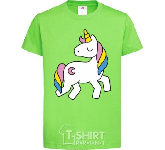 Kids T-shirt Unicorn orchid-green фото