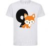 Kids T-shirt 9 year old fox White фото