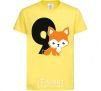 Kids T-shirt 9 year old fox cornsilk фото