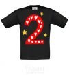 Kids T-shirt 2 года сердечко black фото