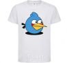 Kids T-shirt Angry bird blue bird White фото