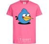 Детская футболка Angry bird blue bird Ярко-розовый фото