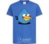 Kids T-shirt Angry bird blue bird royal-blue фото