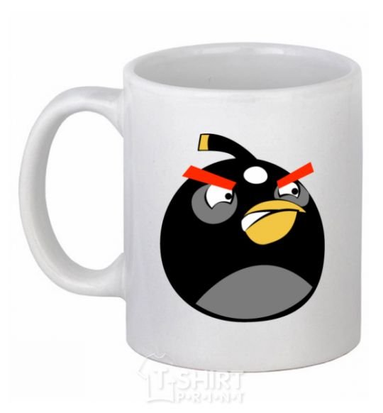 Ceramic mug Angry Bomb White фото