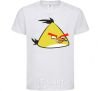 Kids T-shirt Angry Yellow White фото