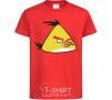 Kids T-shirt Angry Yellow red фото