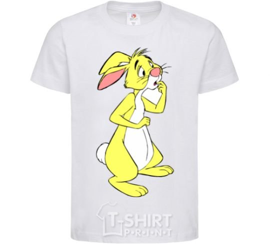 Детская футболка Puh rabbit Белый фото