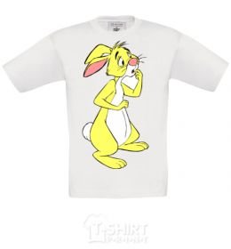 Kids T-shirt Puh rabbit White фото