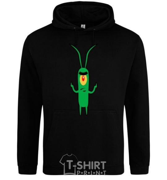 Men`s hoodie Plankton black фото