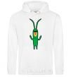 Men`s hoodie Plankton White фото