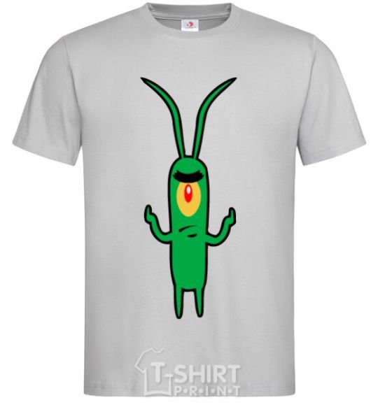 Men's T-Shirt Plankton grey фото