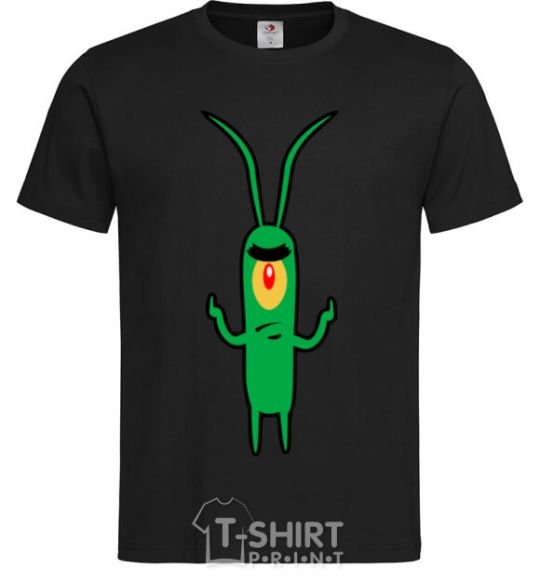 Men's T-Shirt Plankton black фото