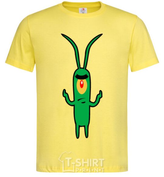 Men's T-Shirt Plankton cornsilk фото