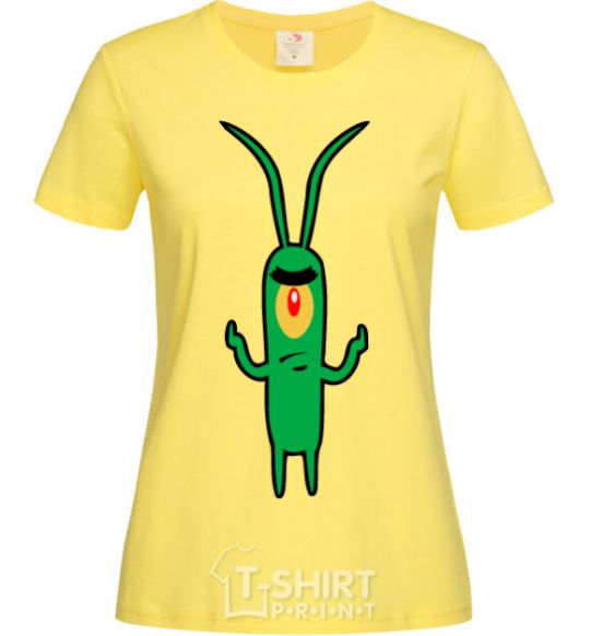 Women's T-shirt Plankton cornsilk фото