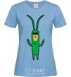 Women's T-shirt Plankton sky-blue фото