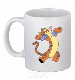 Чашка керамическая Puh tigg Белый фото