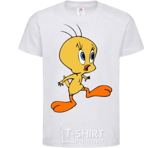 Kids T-shirt Tweety White фото