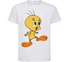 Kids T-shirt Tweety White фото