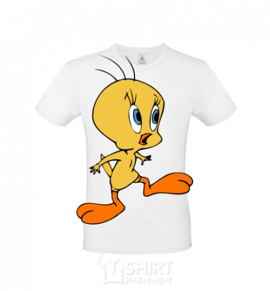 Men's T-Shirt Tweety White фото