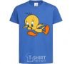 Kids T-shirt Shocked Tweety royal-blue фото