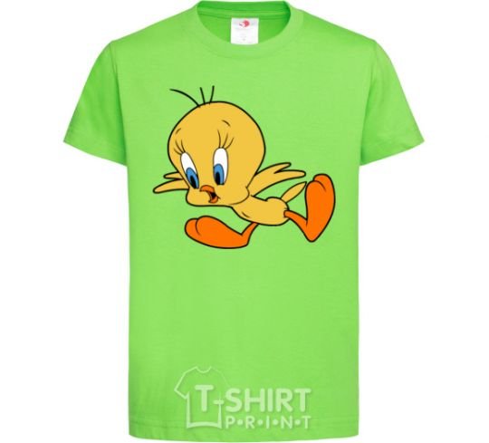 Kids T-shirt Shocked Tweety orchid-green фото