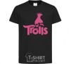 Kids T-shirt Trolls black фото