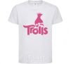 Kids T-shirt Trolls White фото