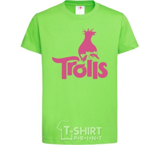 Kids T-shirt Trolls orchid-green фото