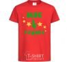 Kids T-shirt I'm 4 year old red фото