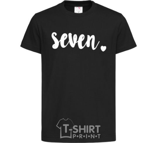 Детская футболка Seven Черный фото
