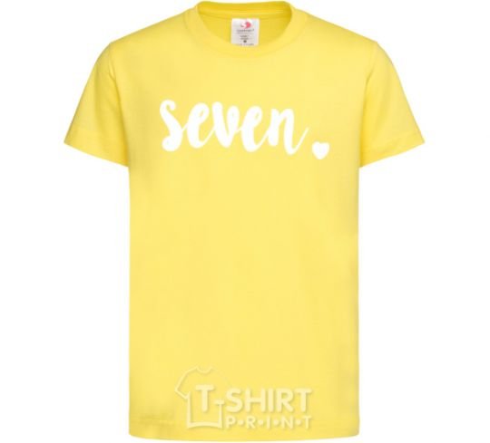 Детская футболка Seven Лимонный фото